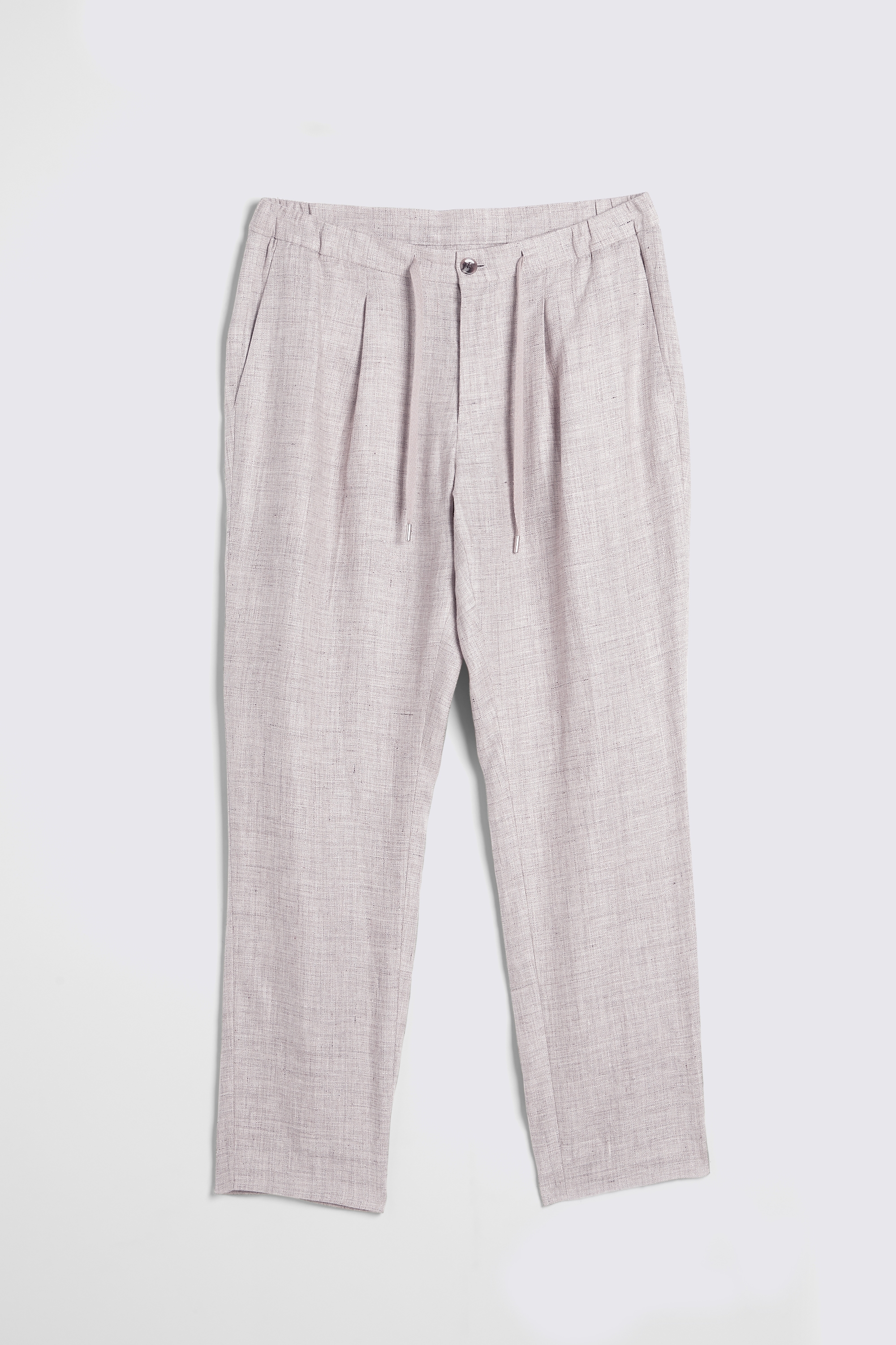 Oatmeal Linen Worker Joggers
